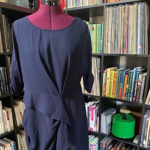 Chiffon open sleeve mini dress